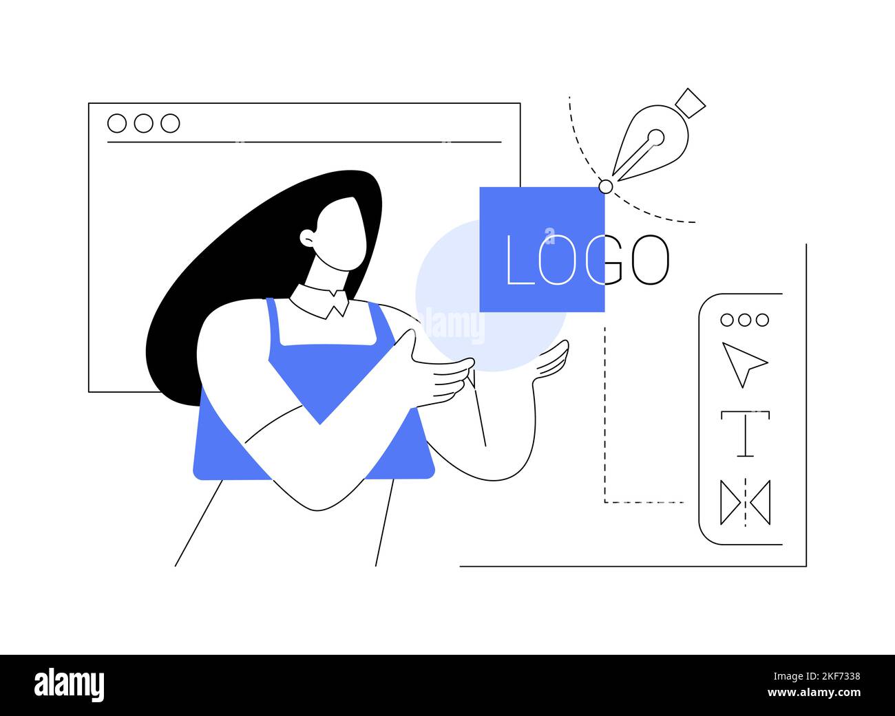 Logo design abstract concept vector illustration Stock Vector Image ...