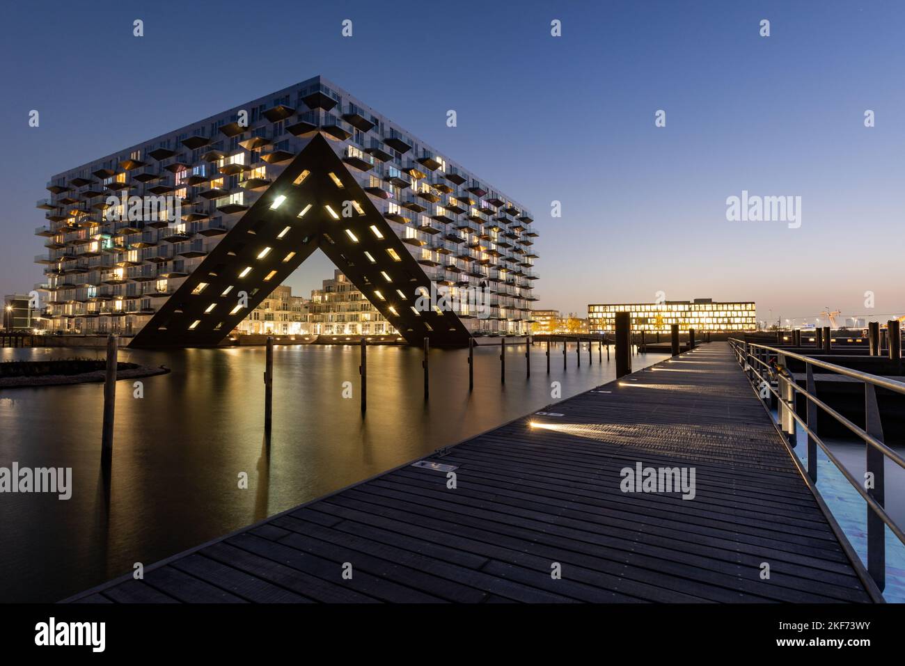 AMSTERDAM, THE NETHERLANDS - NOVEMBER 14, 2022: Modern apartment ...