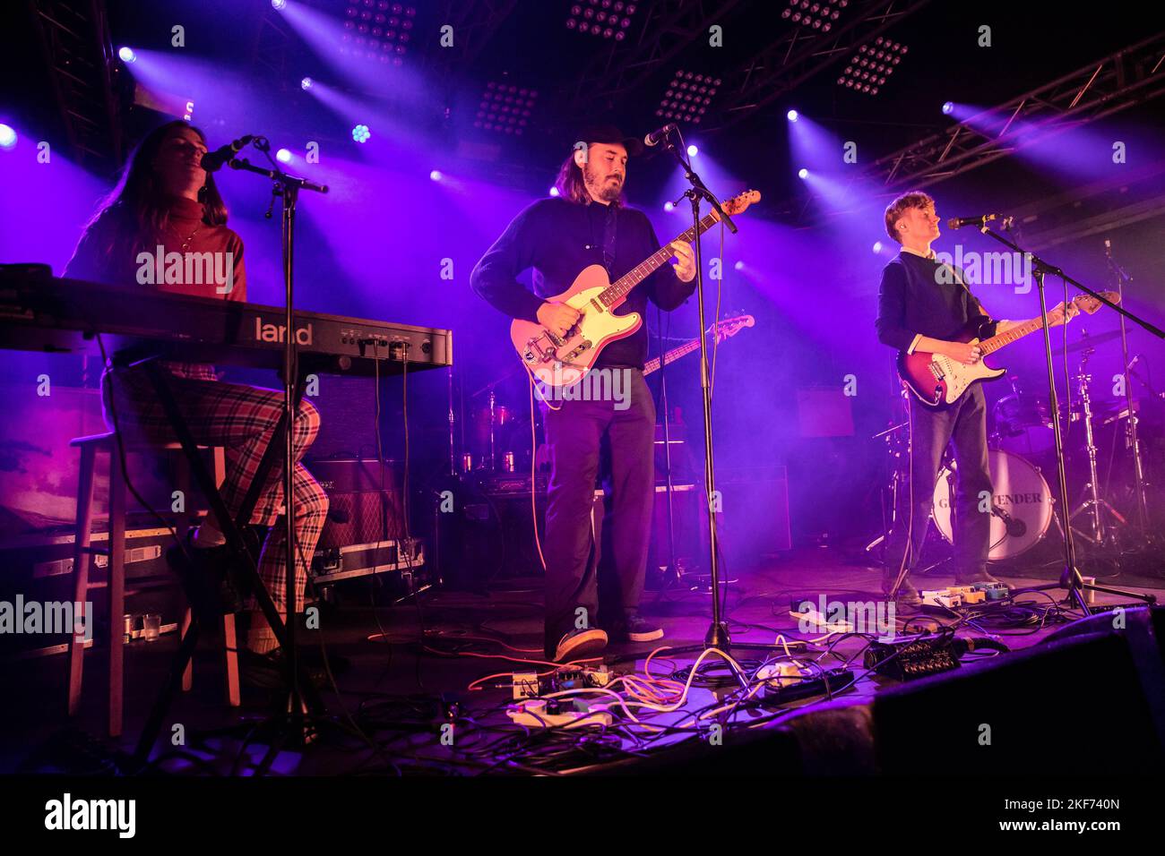 Milan Italy. 15 November 2022. The English band GENTLY TENDER performs