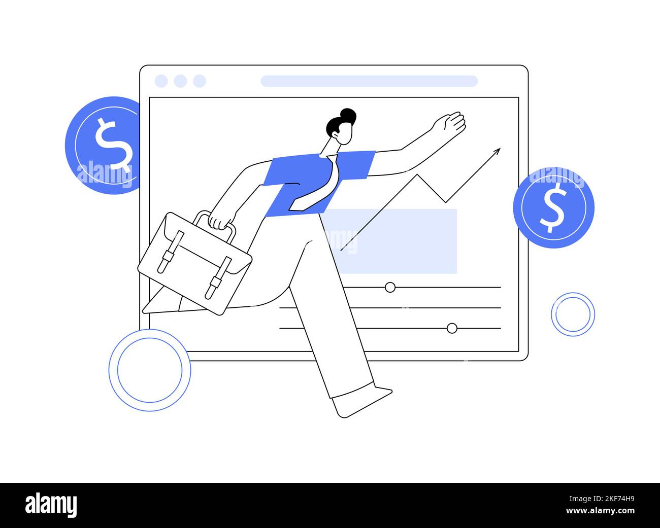 Careers abstract concept vector illustration. Stock Vector