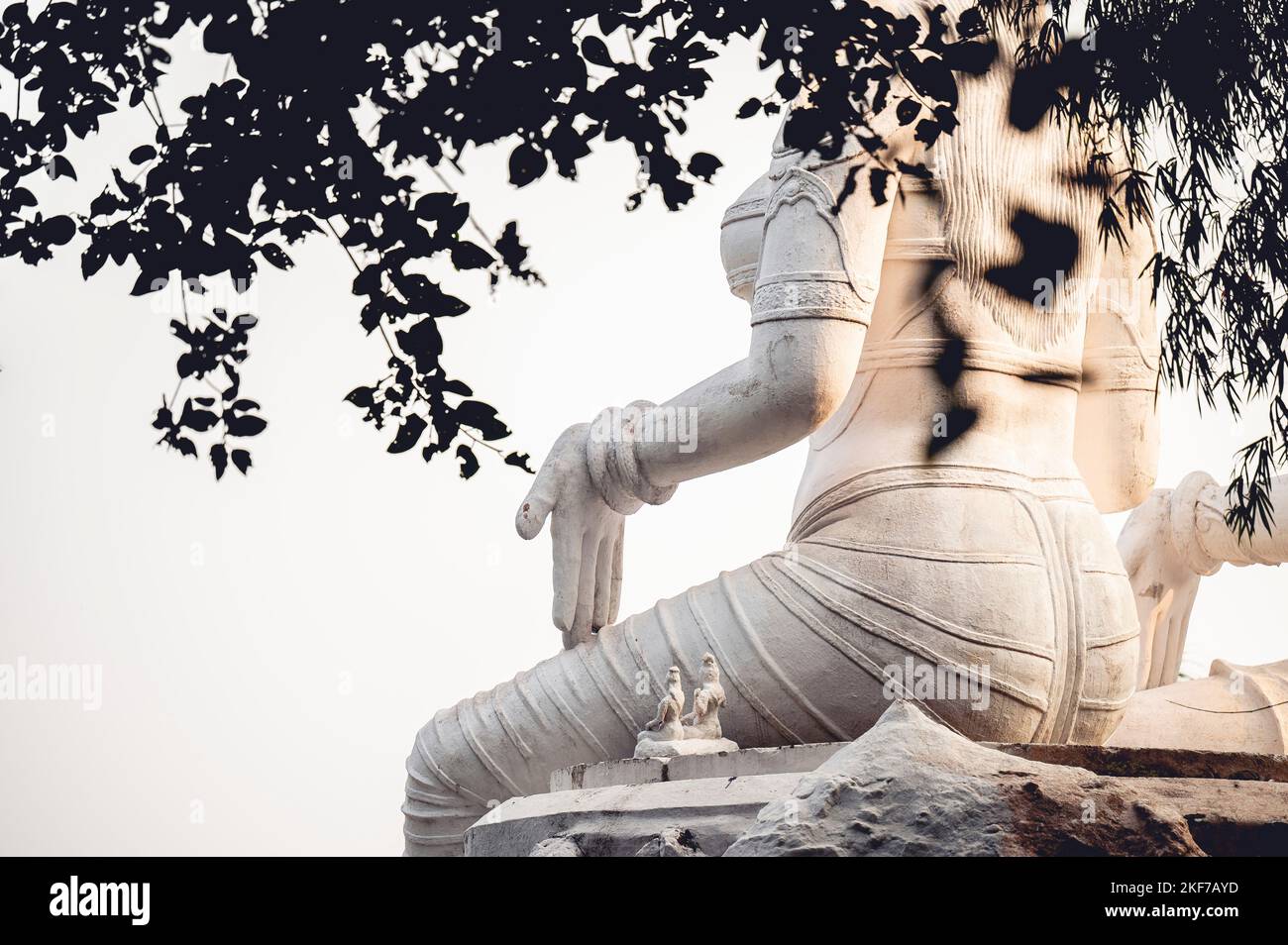 The White Parvathi Statue On Kailasagiri Hill In Andhra Pradesh State ...