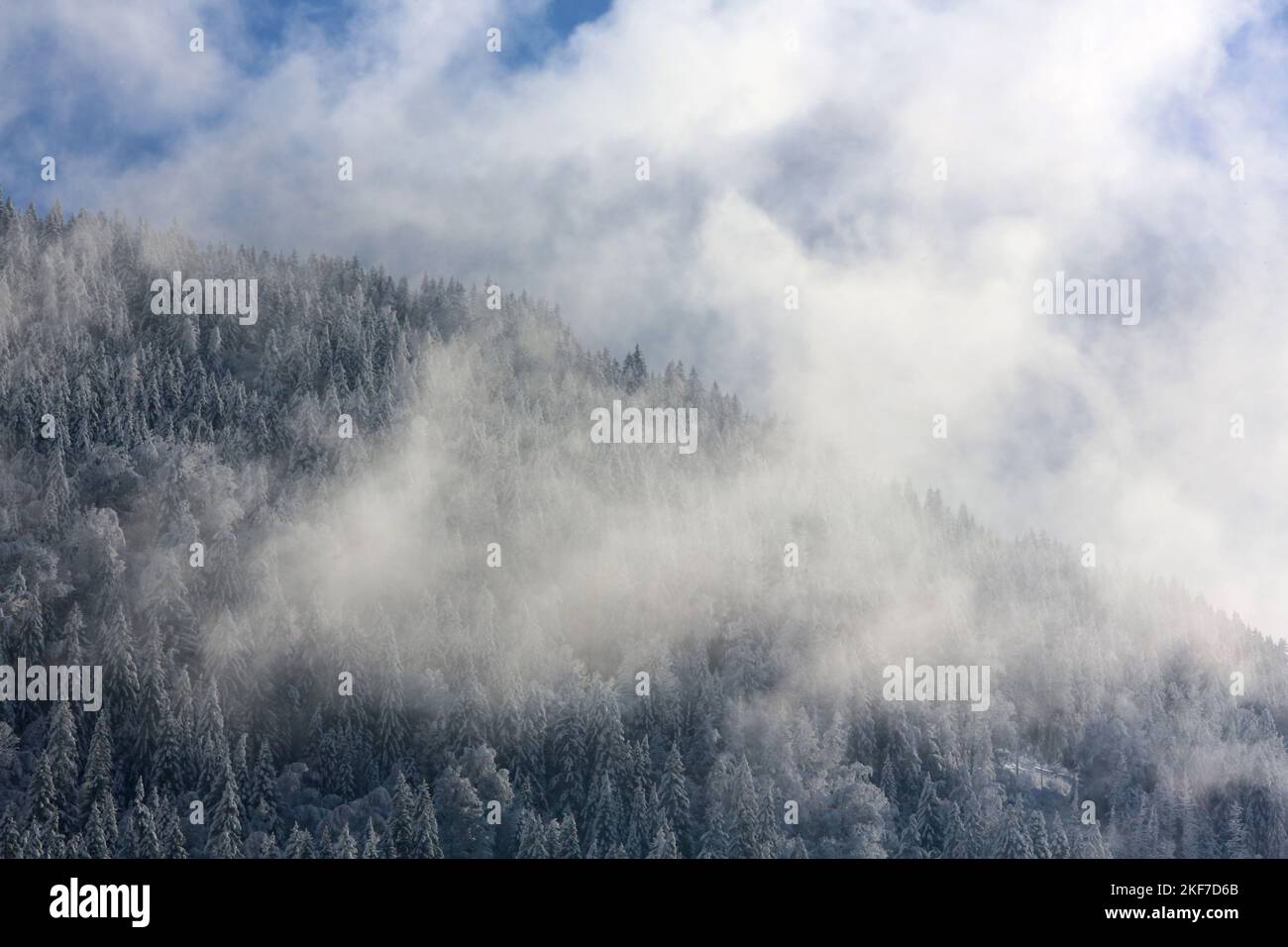Alpes Françaises. Saint-Gervais-les-Bains. Haute-Savoie. Auvergne-Rhône-Alpes. Haute-Savoie. France. Stock Photo