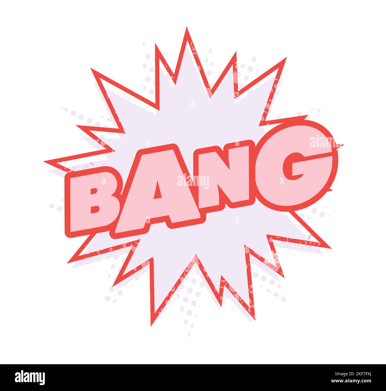 Bang Bang Pop Art Comic Explosion Sign Template Vector Design 0145