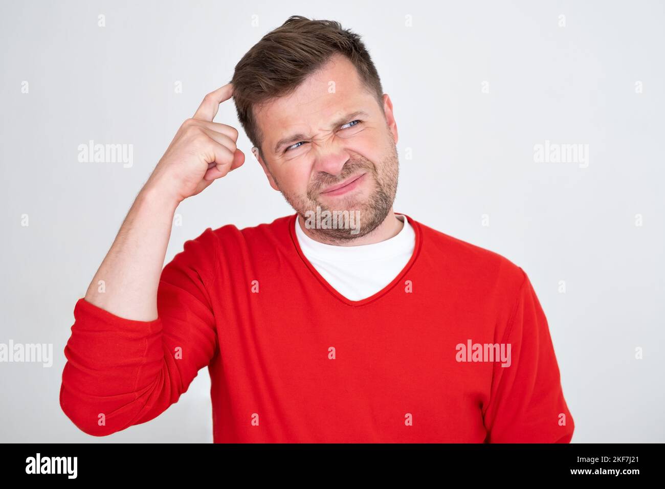 Expression pouting male looking hi-res stock photography and images - Alamy