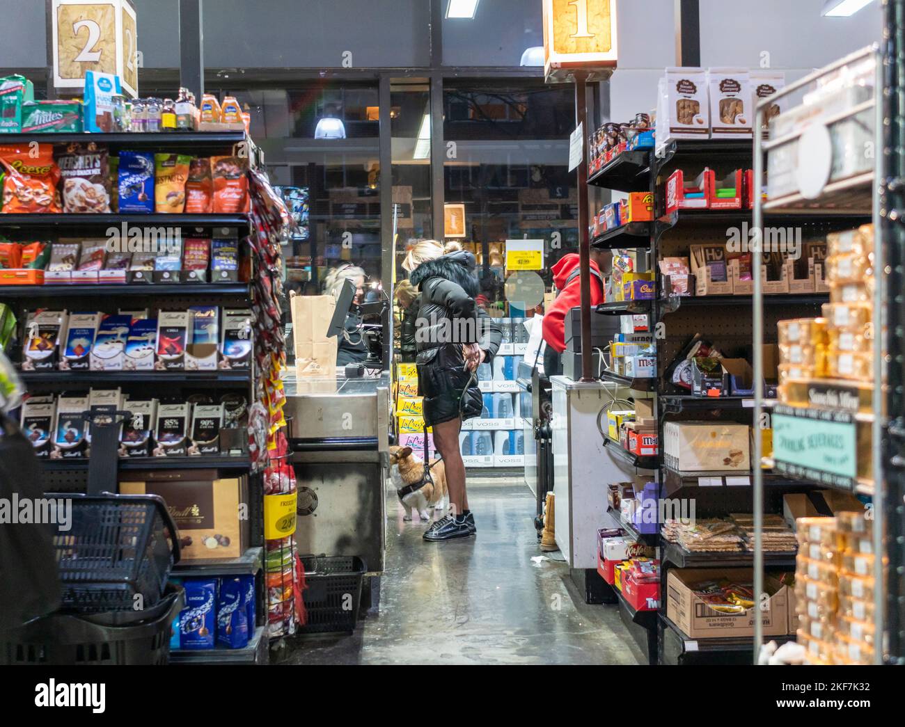 Supermarket checkout in New York on Tuesday, November 15, 2022