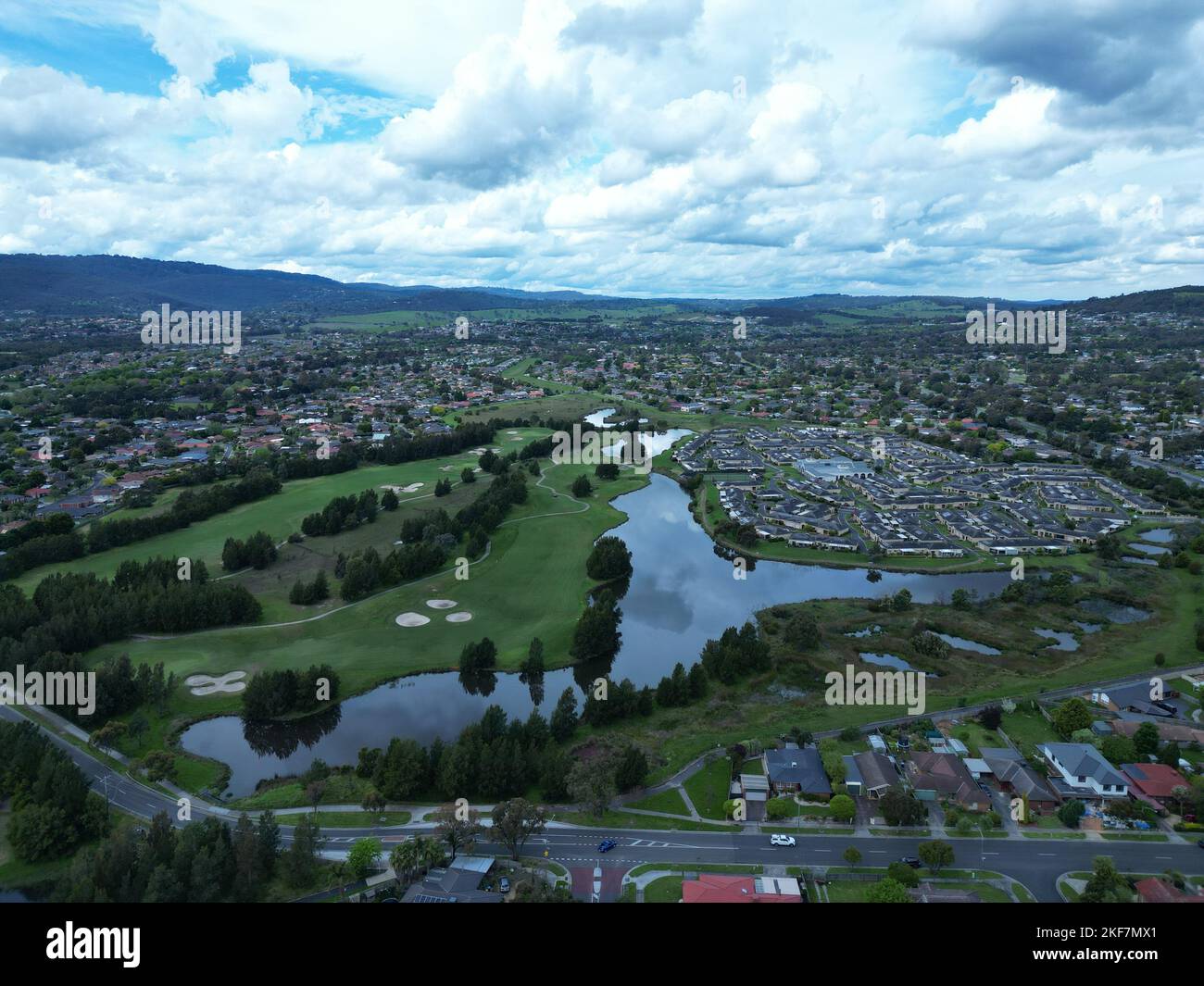 Aerial view town outdoor hi-res stock photography and images - Alamy