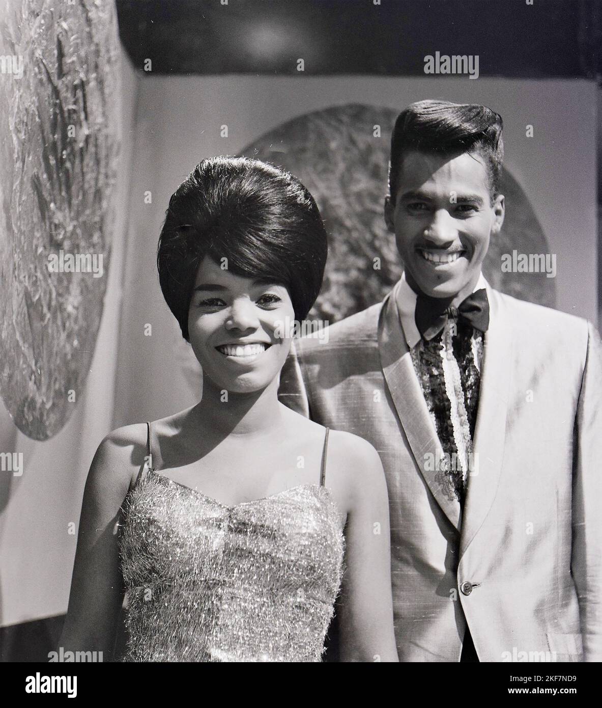 INEZ AND CHARLIE FOXX American Soul and R&B singers in July 1964. Photo: Tony Gale Stock Photo