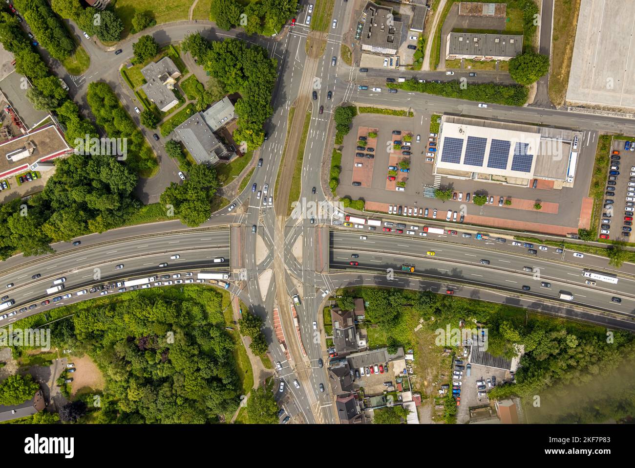 Unfall A40 Bochum Hamme