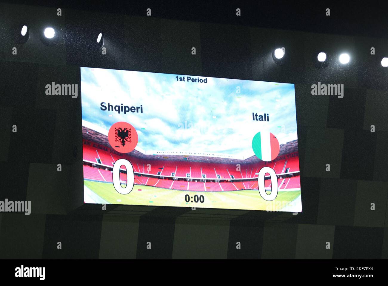 Albania Stadium, 16 November 2022, during the football friendly