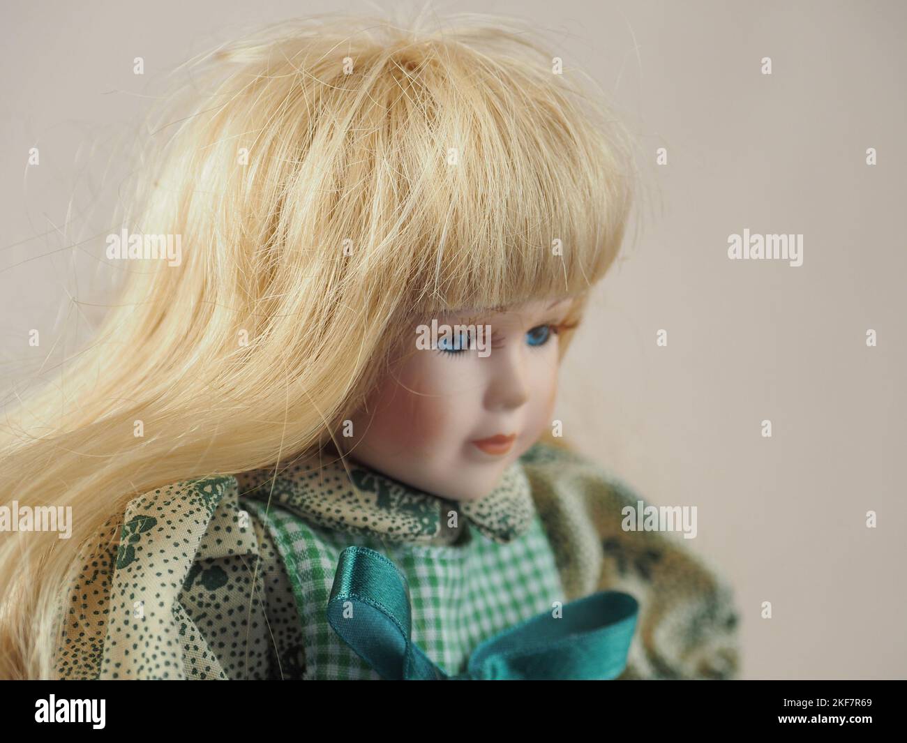 Bisque doll (Porcelain doll Stock Photo - Alamy