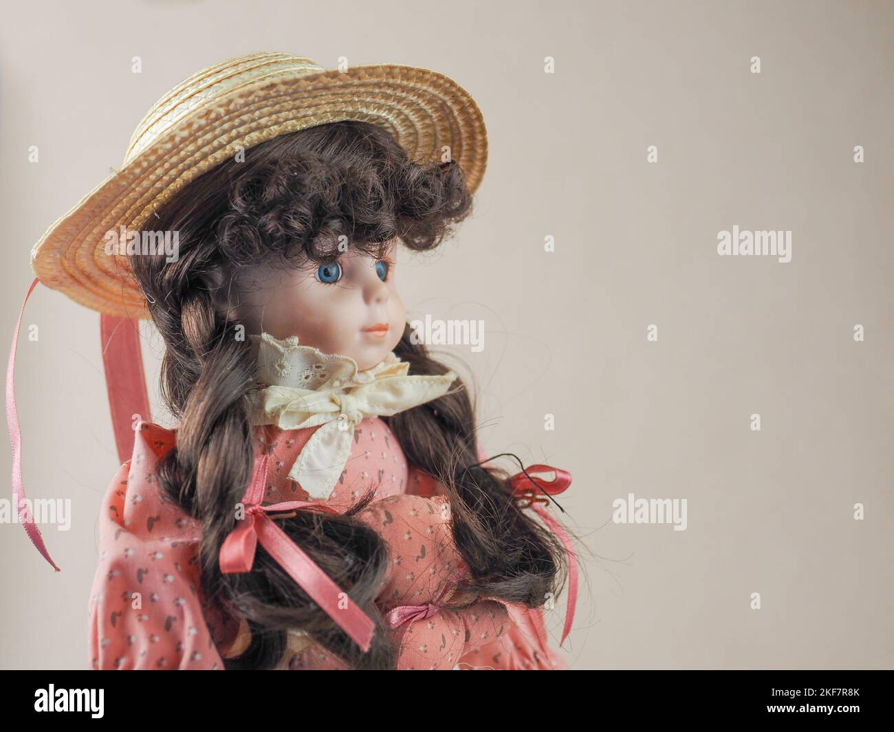 Beautiful Early German Bisque Doll with Expressive Features