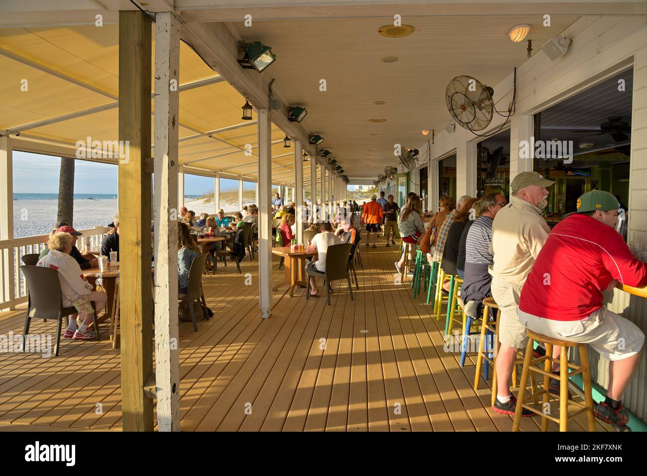 Florida's Best Beach, Clearwater FL Stock Photo