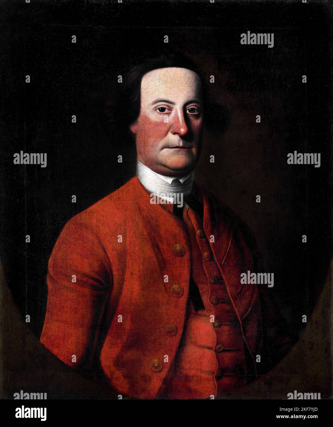 Thomas McIlworth; General John Bradstreet; Circa 1764; Oil on canvas; National Portrait Gallery, Washington, D.C., USA. Stock Photo