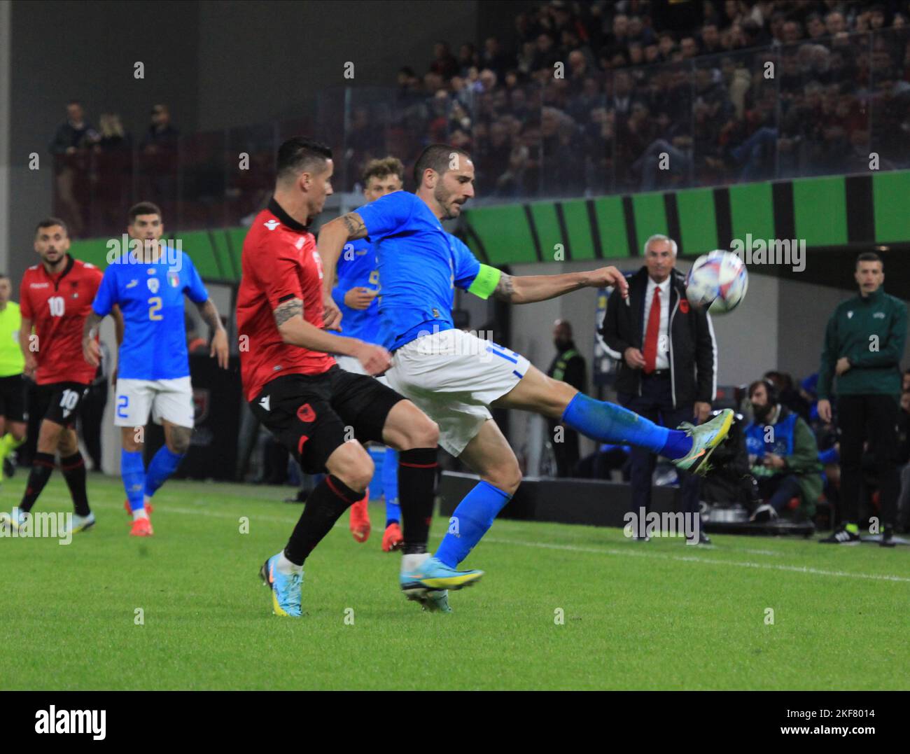 Albania Stadium, 16 November 2022, Leonardo Bonucci of Italy during the