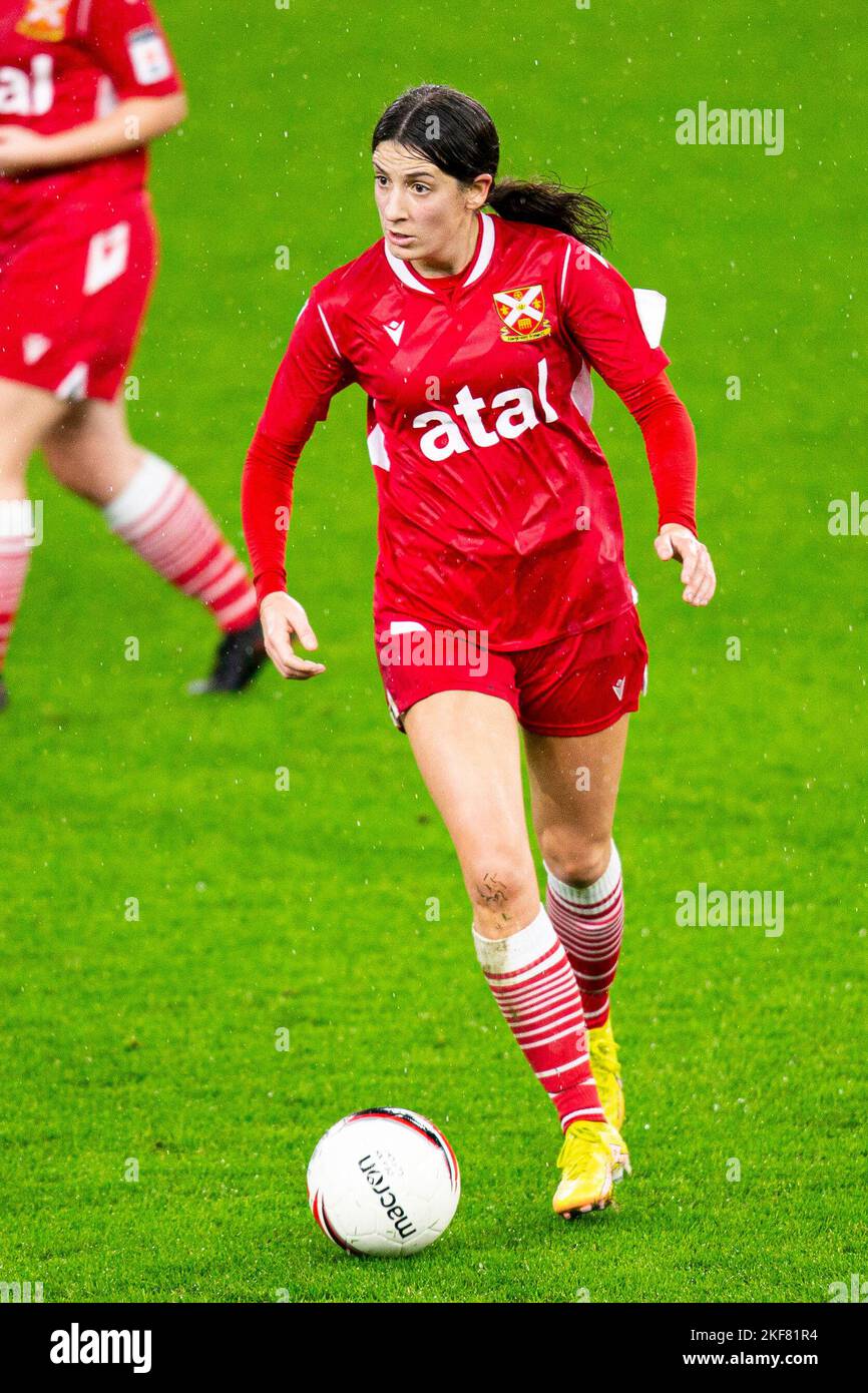 Cardiff, UK. 16th Nov, 2022. Cardiff City v Abergavenny in the Genero