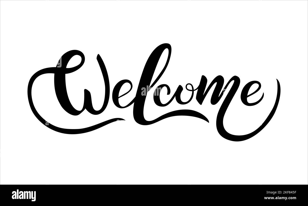 Door mat welcome Black and White Stock Photos & Images - Alamy