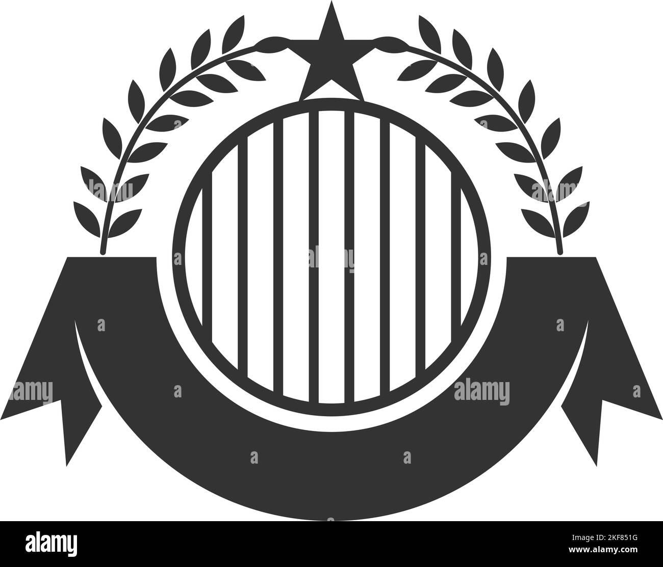 emblem blank template logo Icon Illustration Brand Identity Stock ...