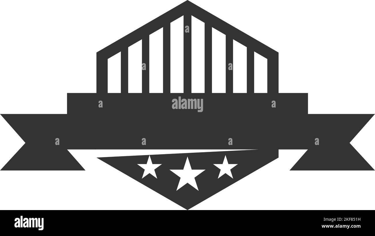 emblem blank template logo Icon Illustration Brand Identity Stock