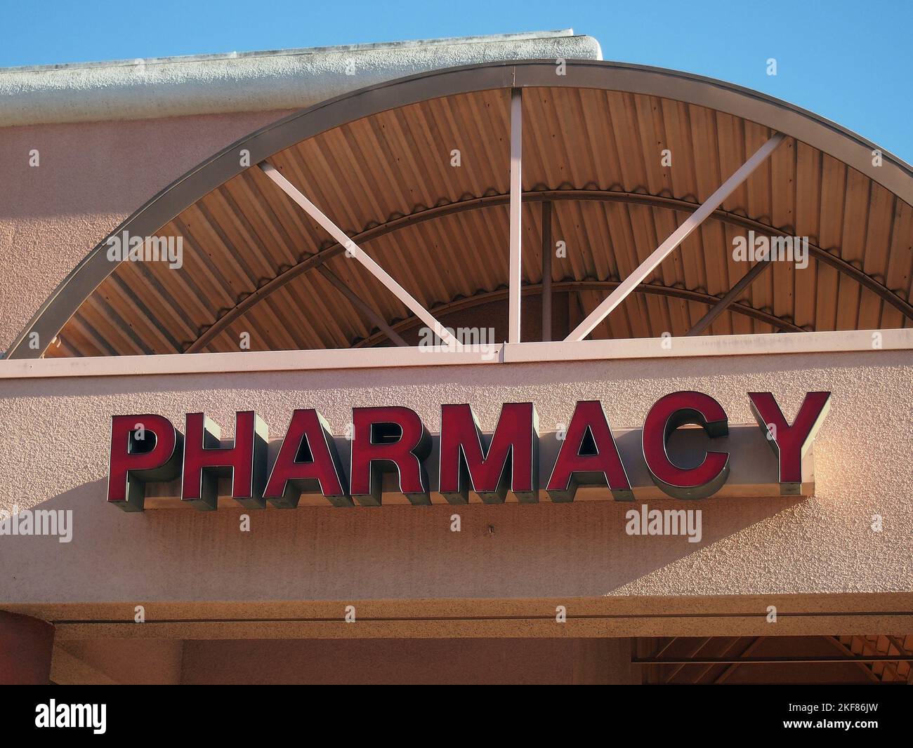 Walgreen's pharmacy sign in Fremont California Stock Photo
