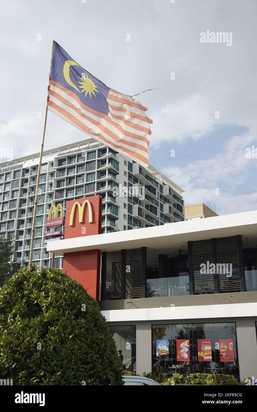 McDonalds fast food restaurant in Malaysia Stock Photo