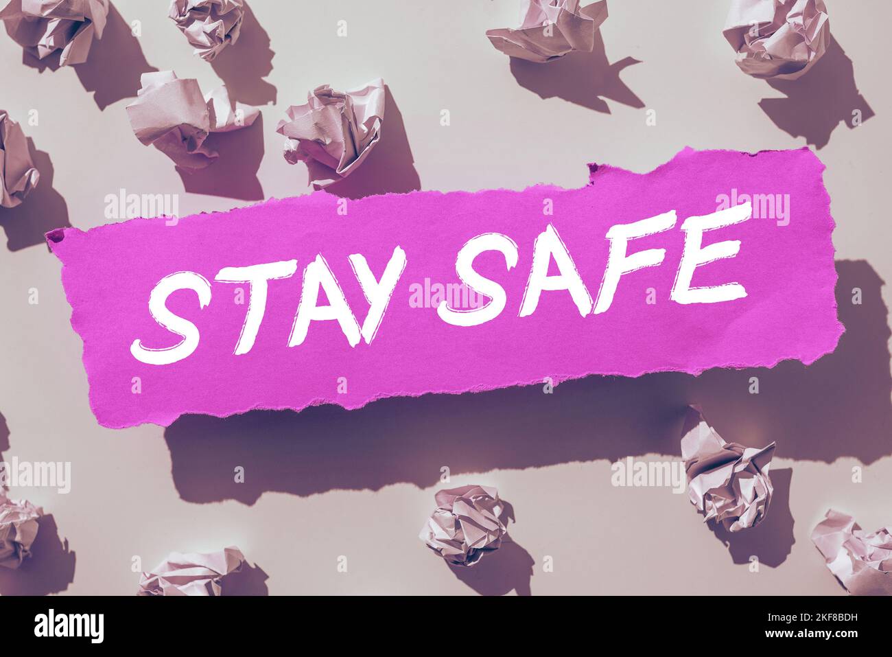 Secure Danger Writing displaying text Stay Safe. Business approach secure from threat ...