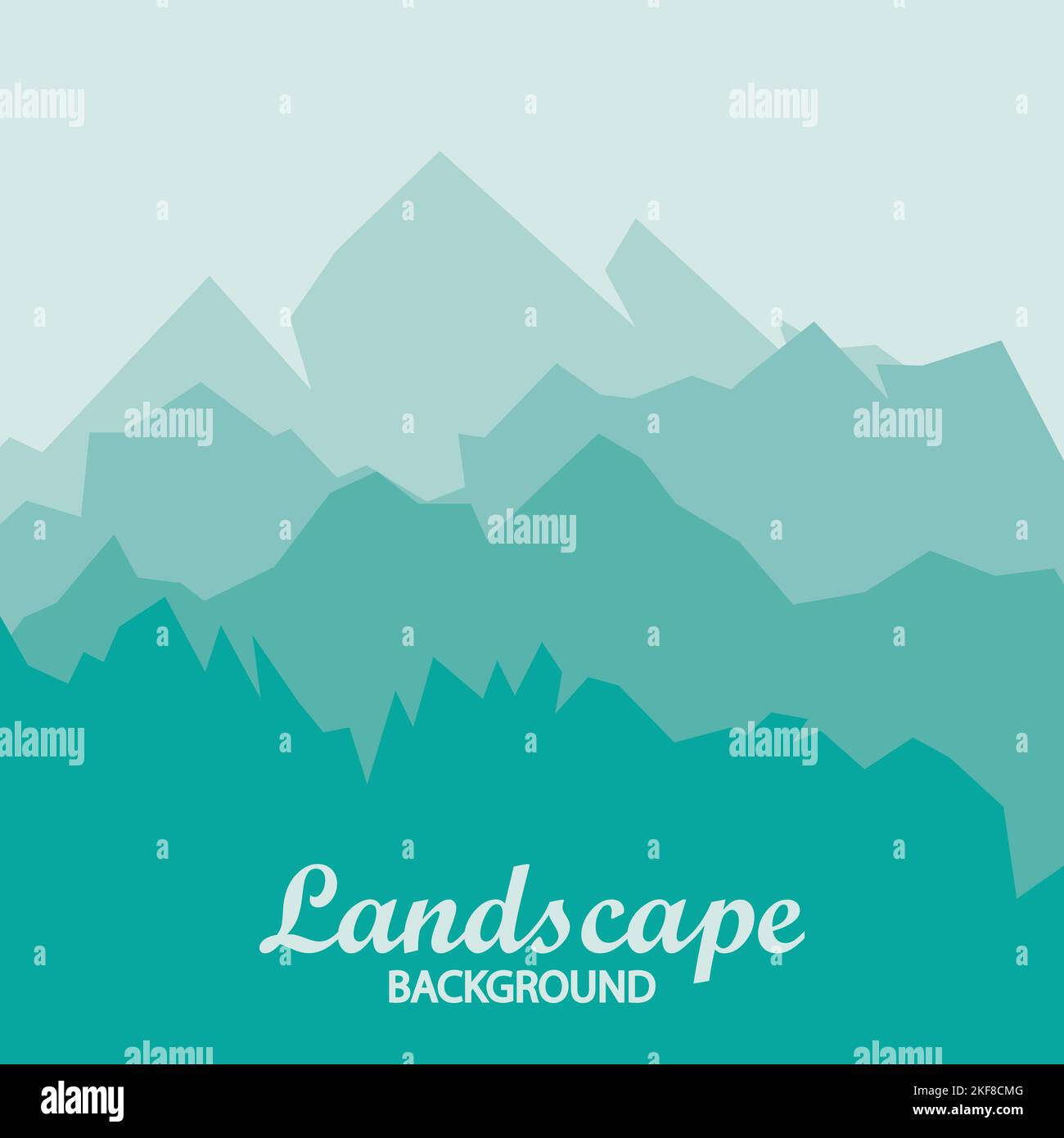 Mountain hills landscape background vector Stock Vector Image & Art - Alamy