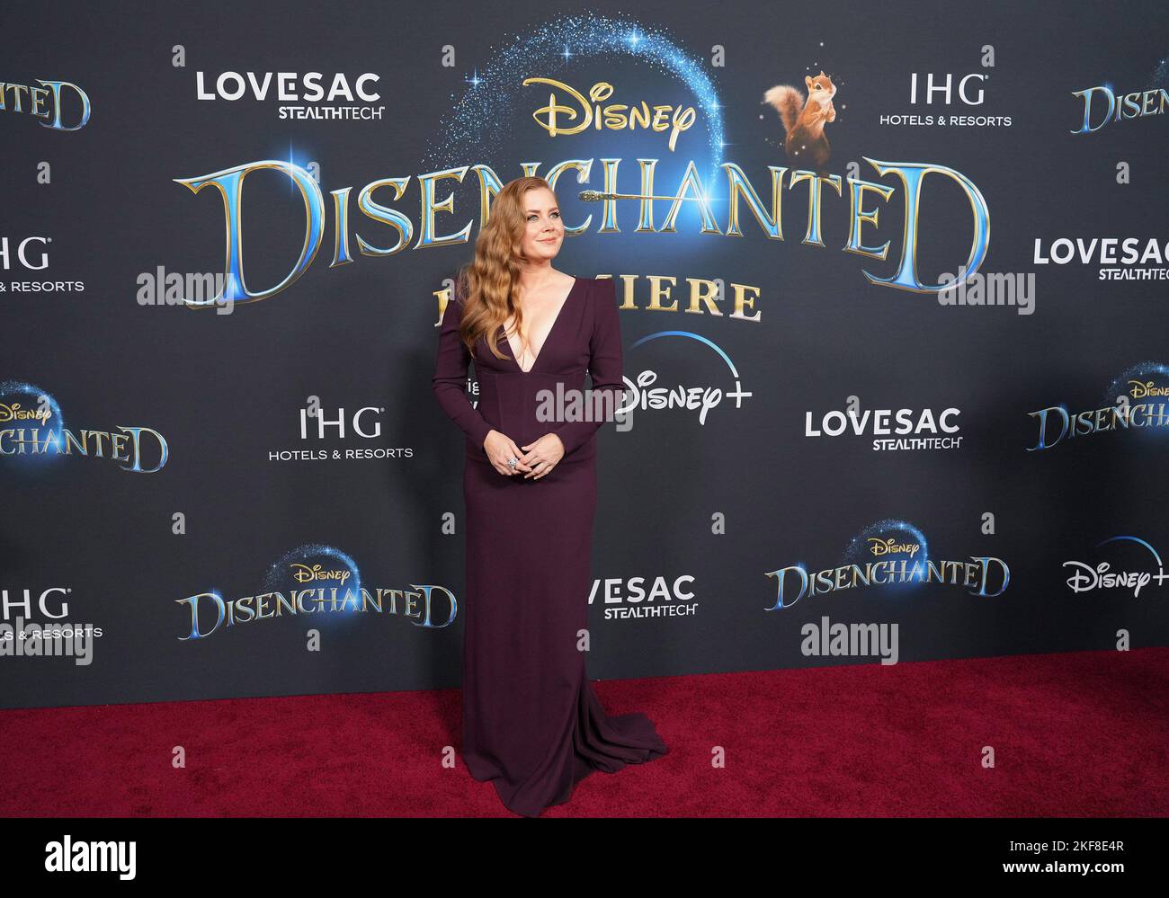Los Angeles, USA. 16th Nov, 2022. Amy Adams arrives at the Disney's