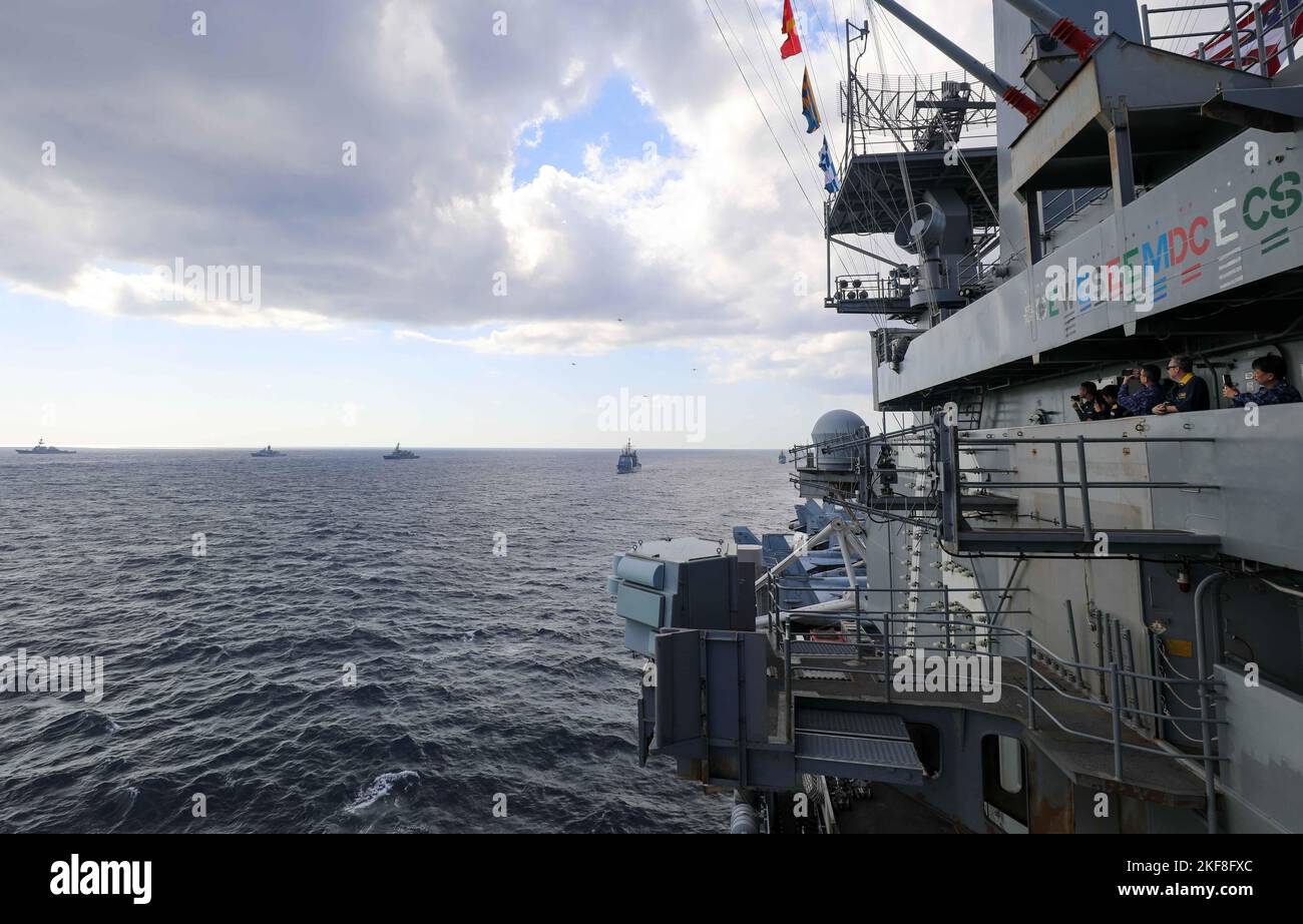 PHILIPPINE SEA (Nov. 11, 2022) Capt. Justin Harts, from San Diego ...