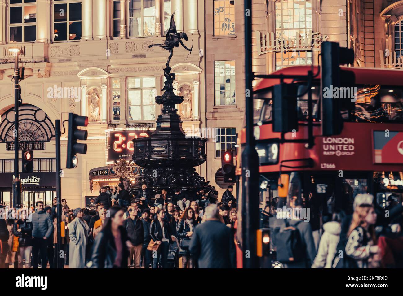 London West End By Night Stock Photo - Alamy