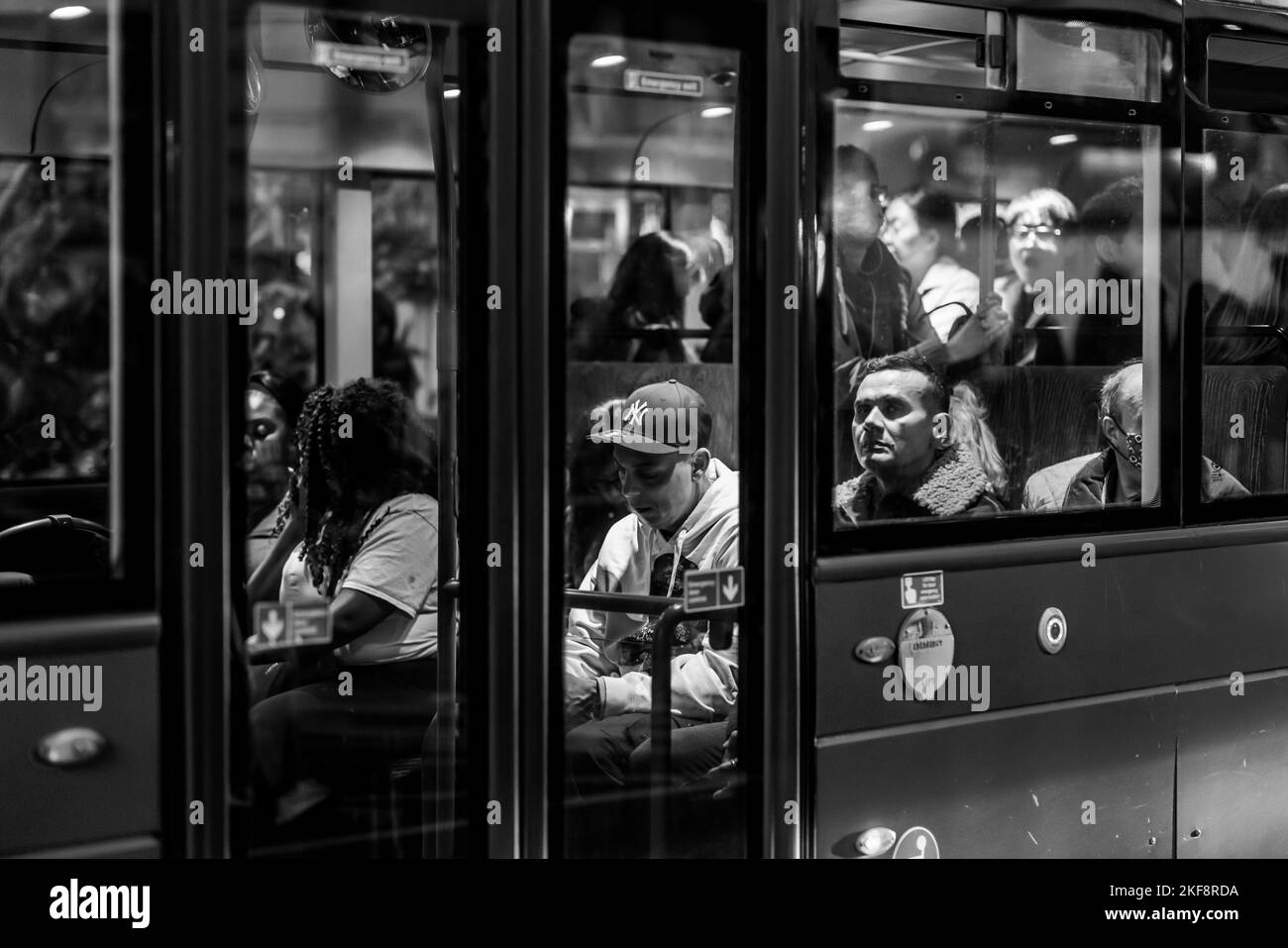 London West End by Night Stock Photo