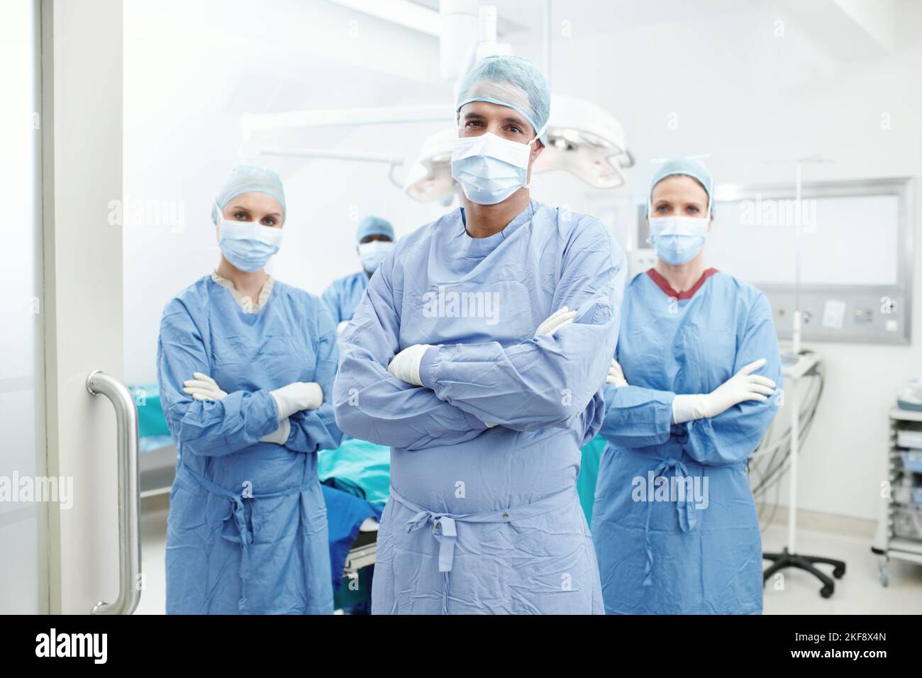 Hospital theatre team hi-res stock photography and images - Alamy