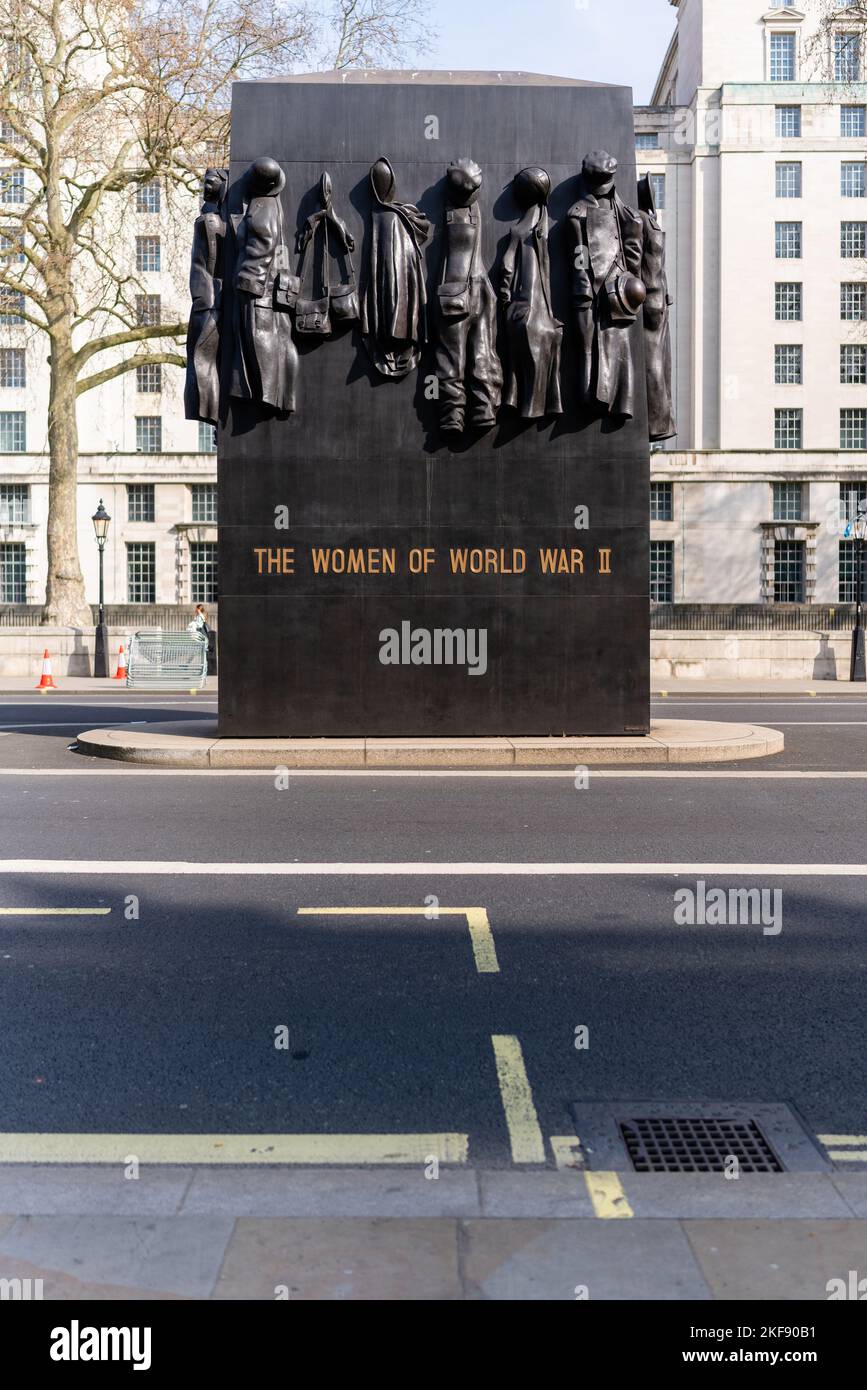 The Women of World War Two monument in Whitehall, the UK Stock Photo ...