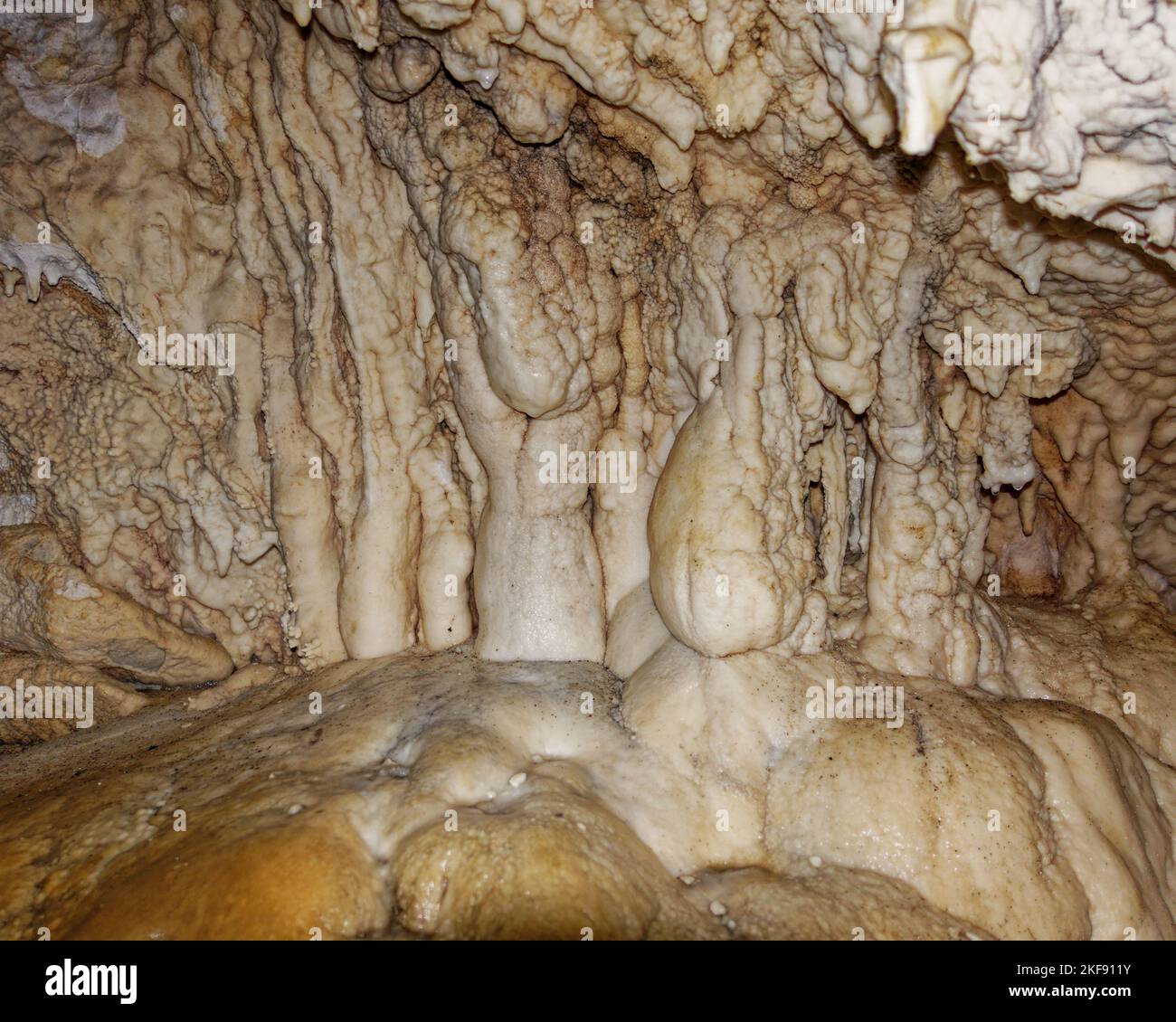 Luxmore Cave on the Kepler Track, Fiordland National Park, Southland, south island, Aotearoa / New Zealand. Stock Photo