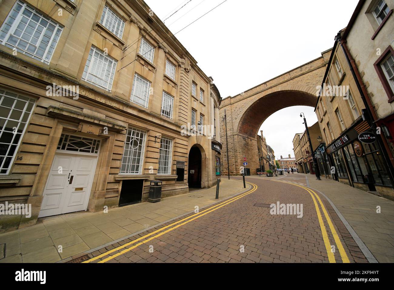 Mansfield Town Centre Derbyshire Uk Stock Photo Alamy