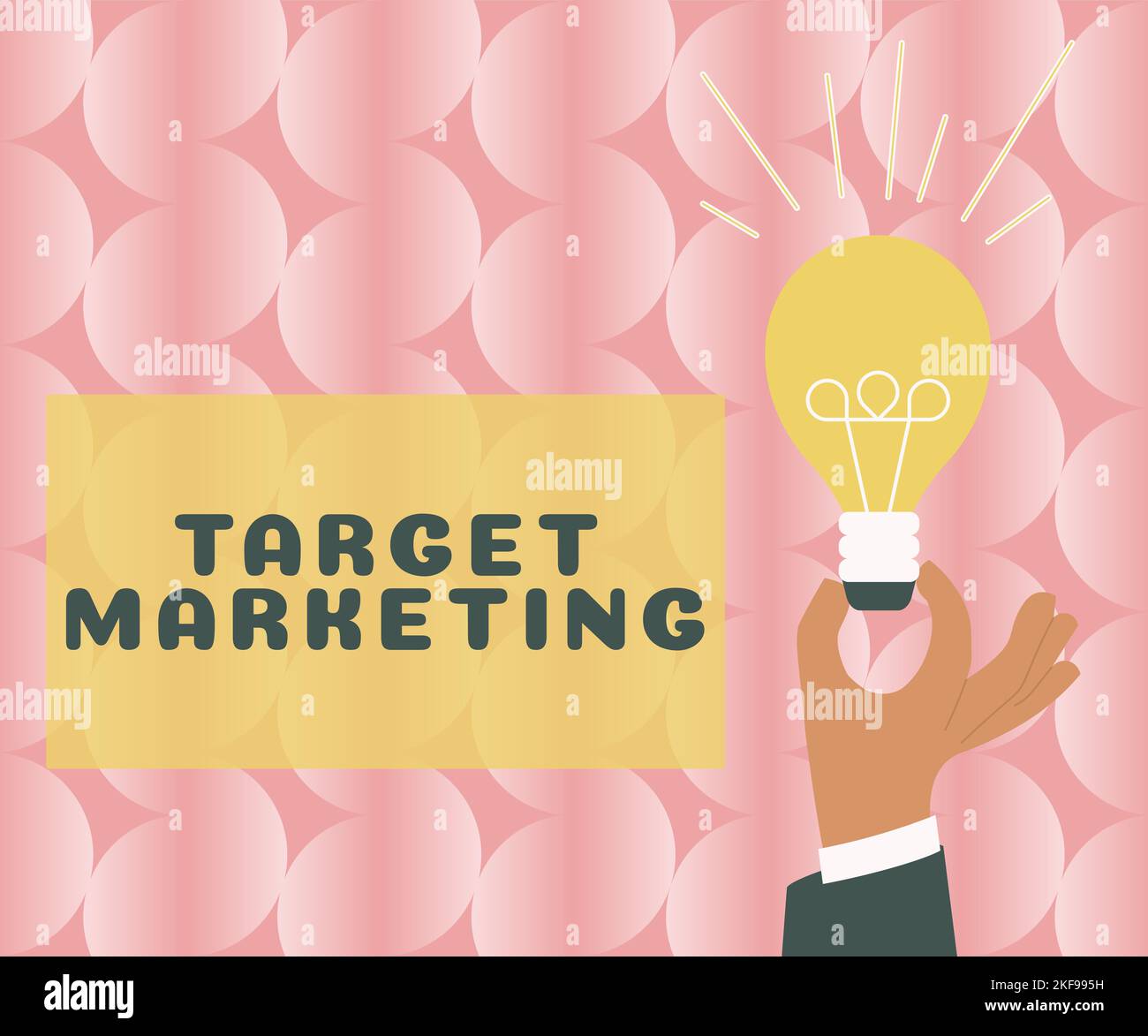 Hand writing sign Target Marketing. Internet Concept Audience goal ...