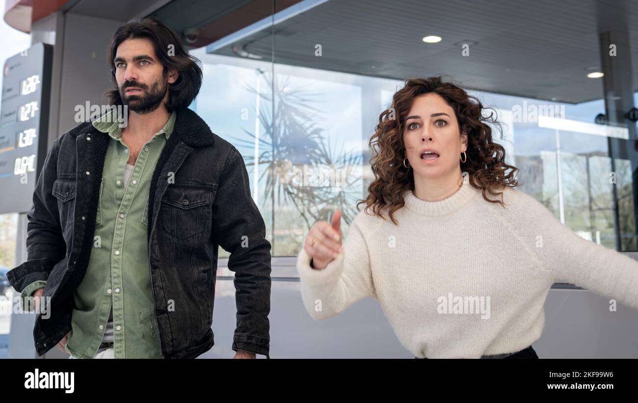 BLANCA SUAREZ and RUBEN CORTADA in THE FOURTH PASSENGER (2022