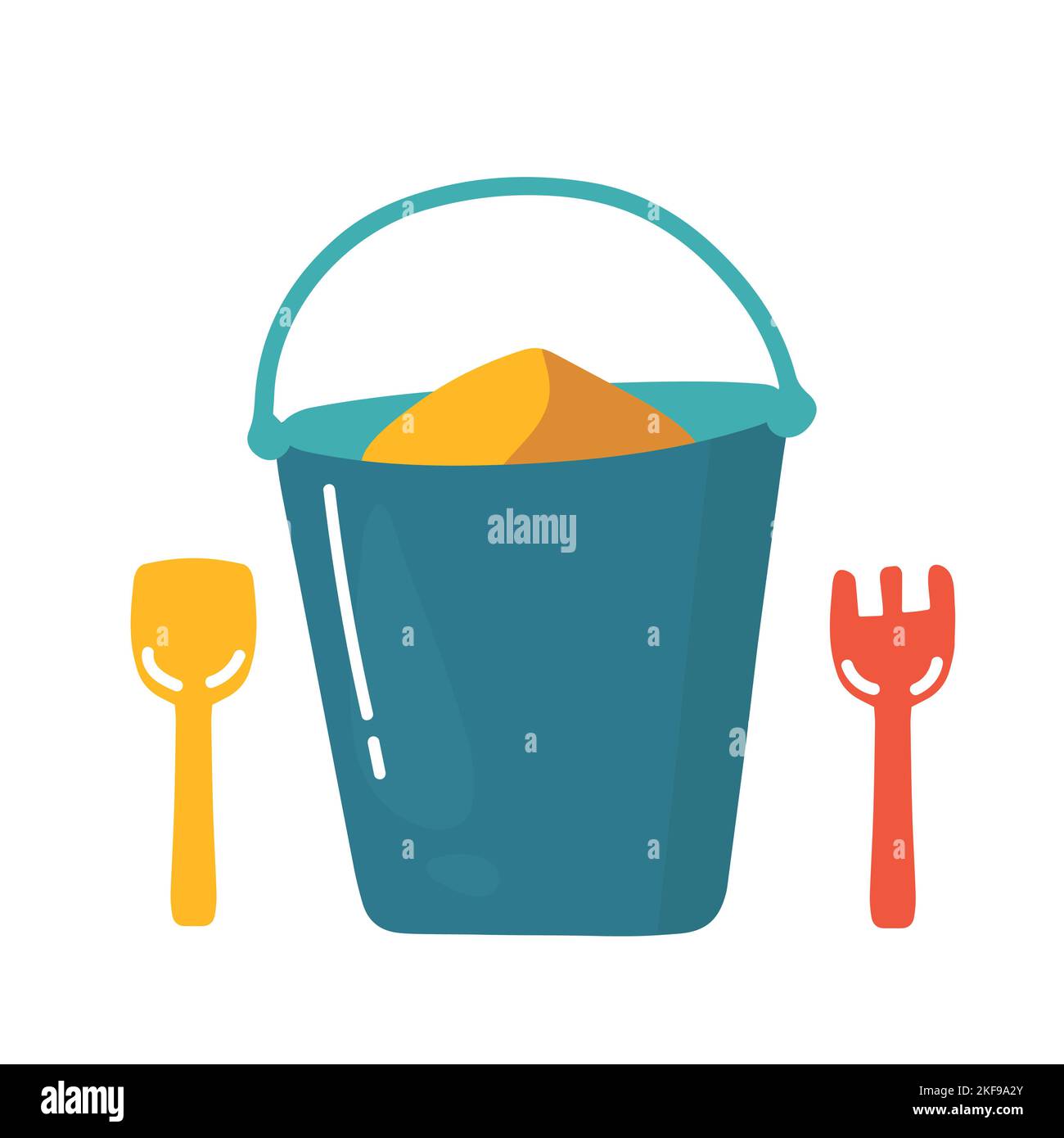 Cartoon bucket spade hires stock photography and images Alamy
