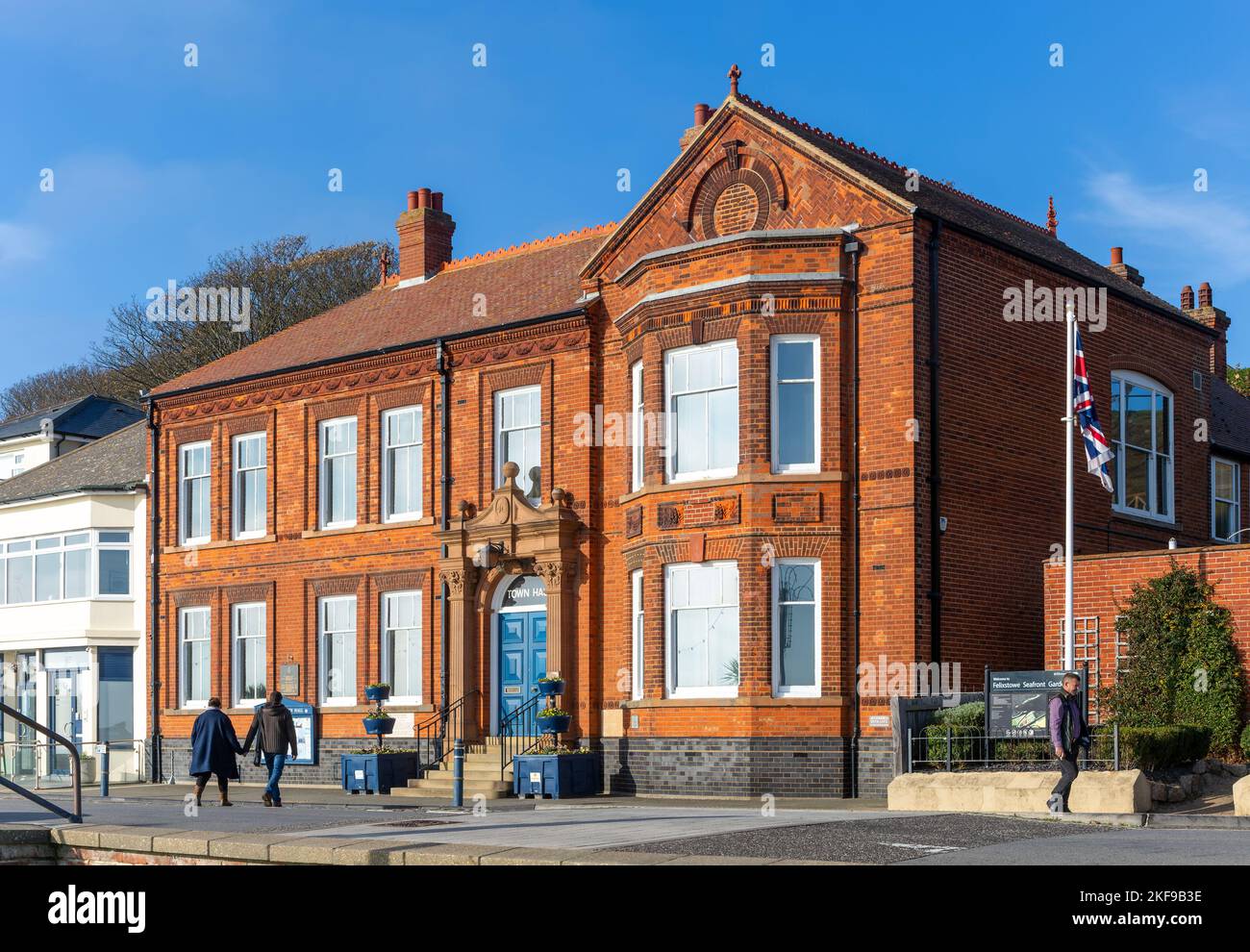 Town hall council building, Felixstowe, Suffolk, England, UK built in