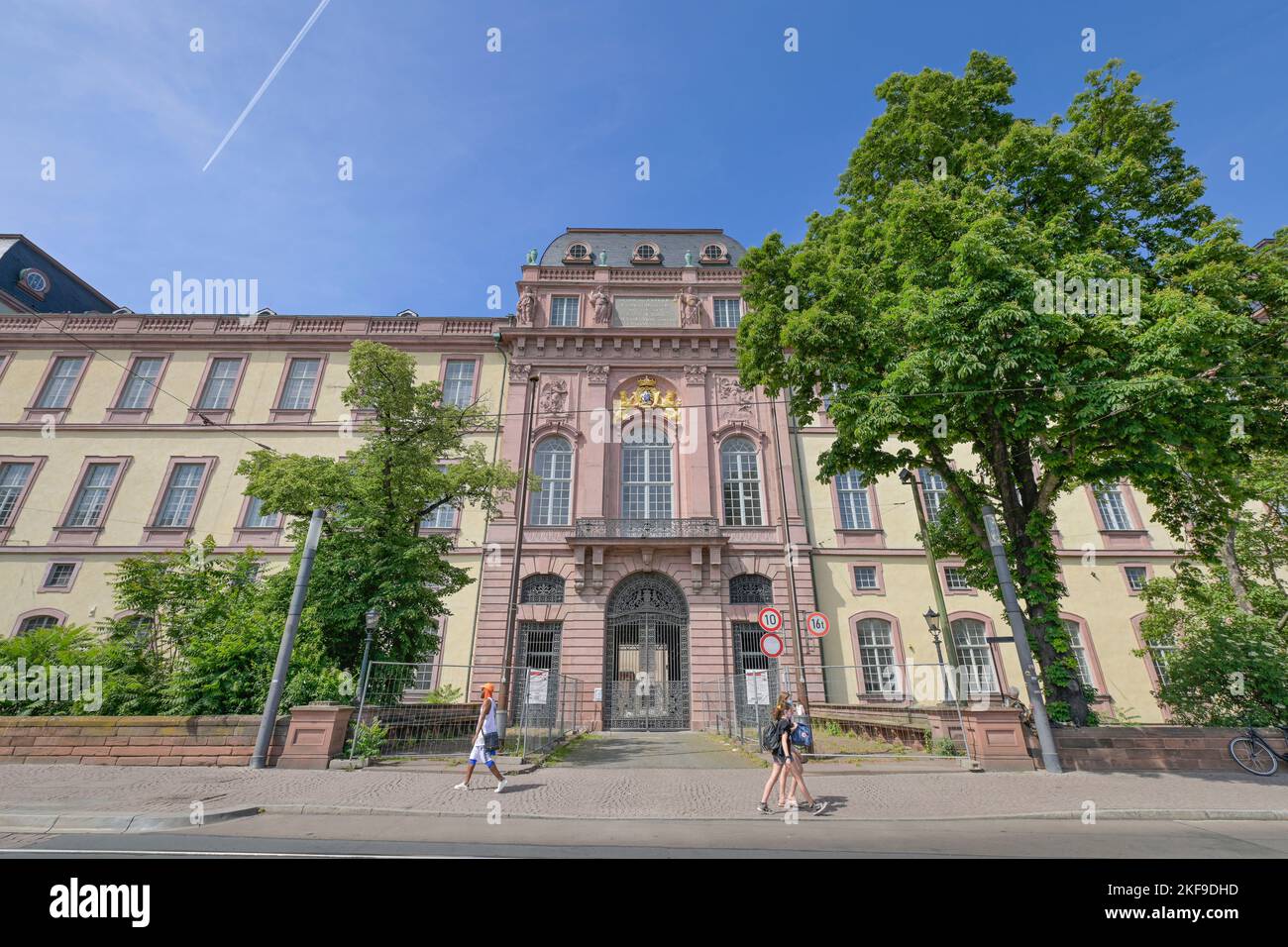 Residenzschloss, Marktplatz, Darmstadt, Hessen, Deutschland Stock Photo ...