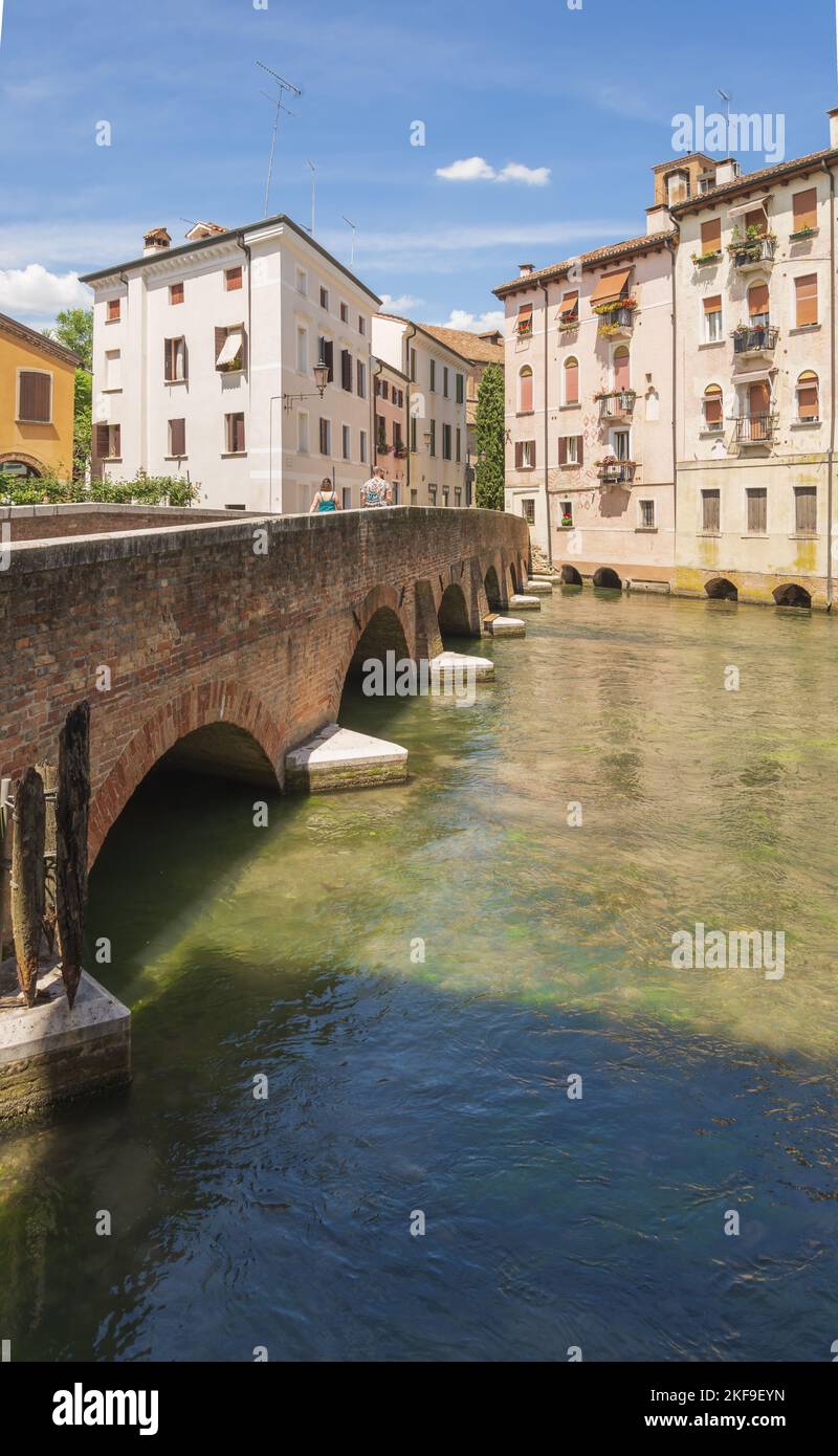 treviso ponte di san francesco 2 Stock Photo Alamy
