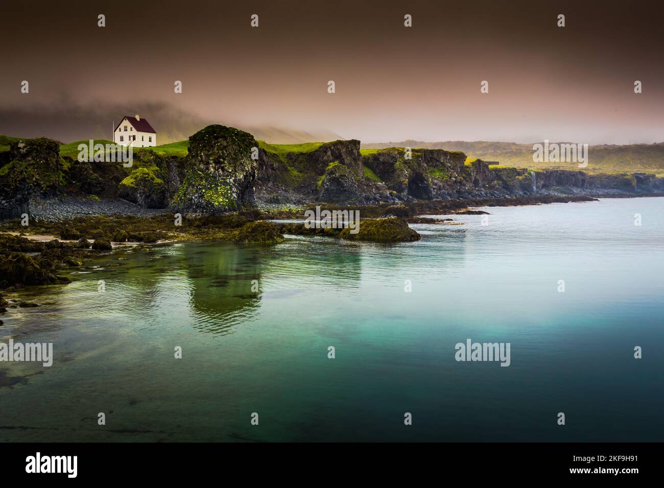 The beautiful view of Arnarstapi - Iceland Stock Photo - Alamy