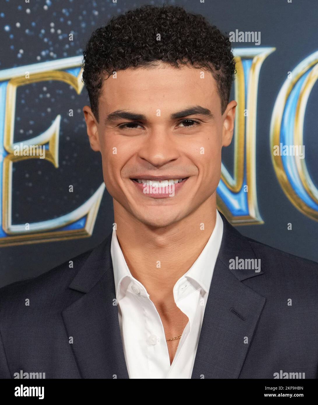 Los Angeles, USA. 16th Nov, 2022. Kolton Stewart arrives at the Disney's DISENCHANTED Premiere