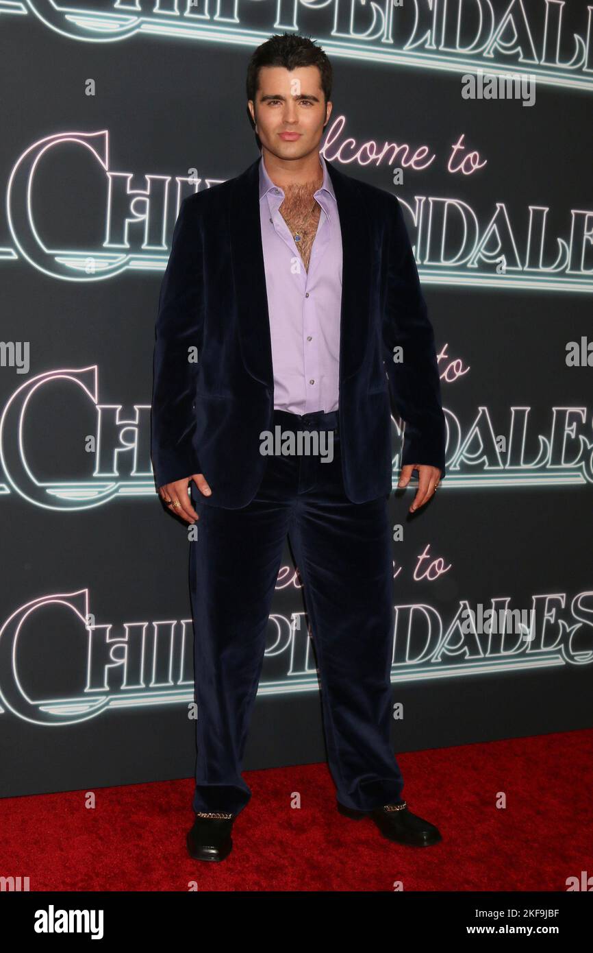 LOS ANGELES - NOV 15: Spencer Boldman at the Welcome to Chippendales  Premiere at Pacific Design Center on November 15, 2022 in West Hollywood,  CA Stock Photo - Alamy