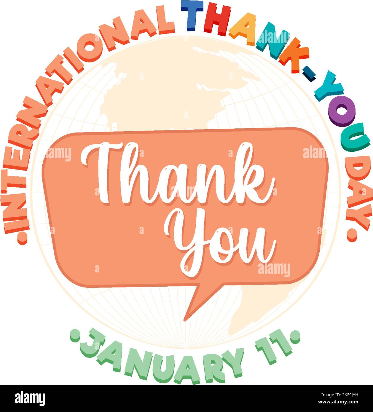 International thank you day icon illustration Stock Vector Image & Art