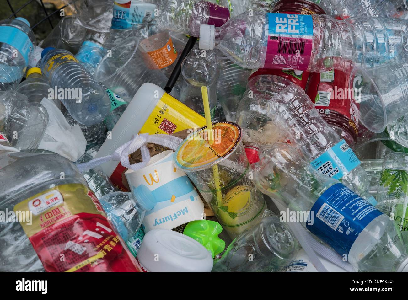 Plastic, garbage Stock Photo