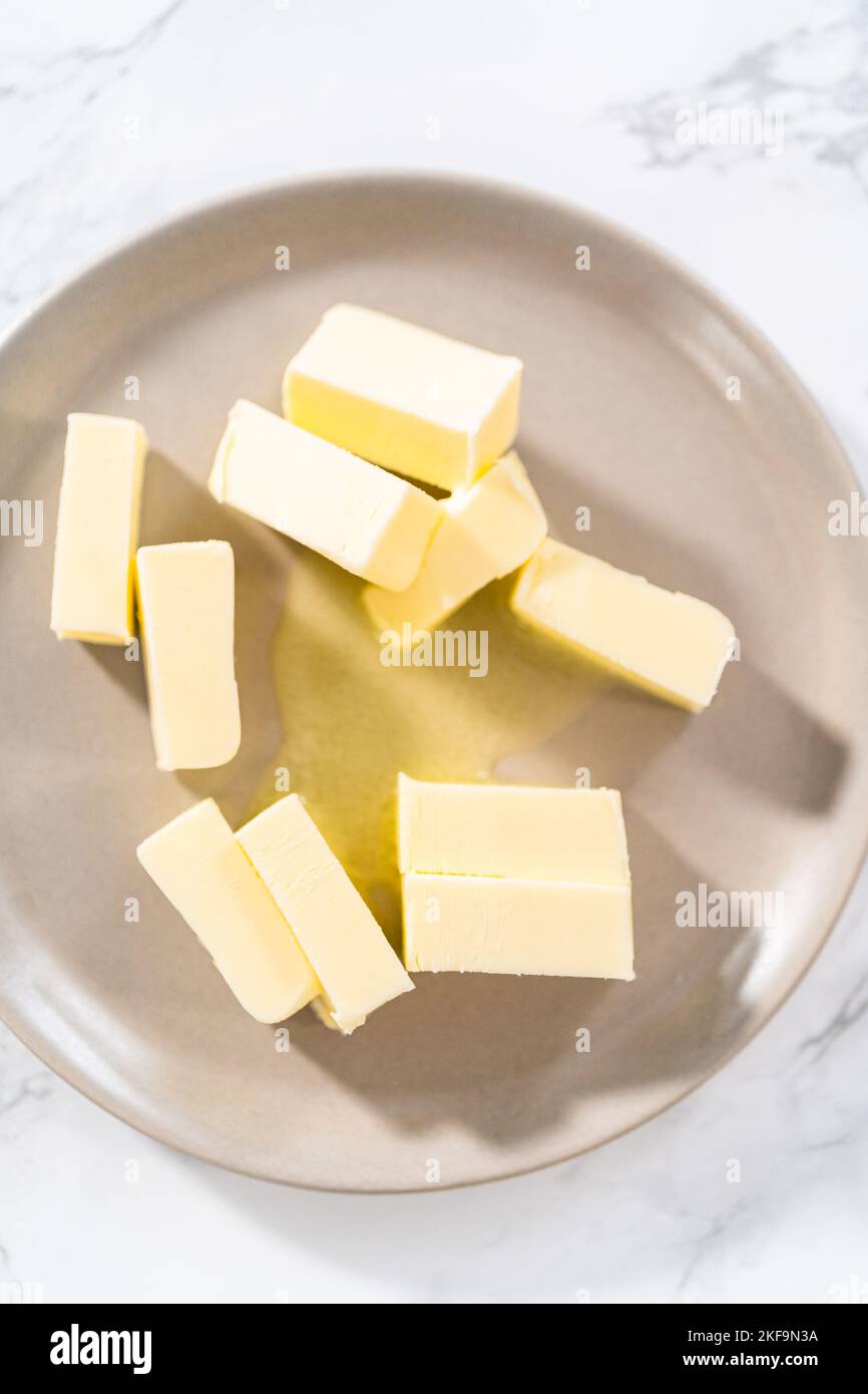Softening Unsalted Butter Stock Photo Alamy softening-unsalted-butter-stock-photo-alamy