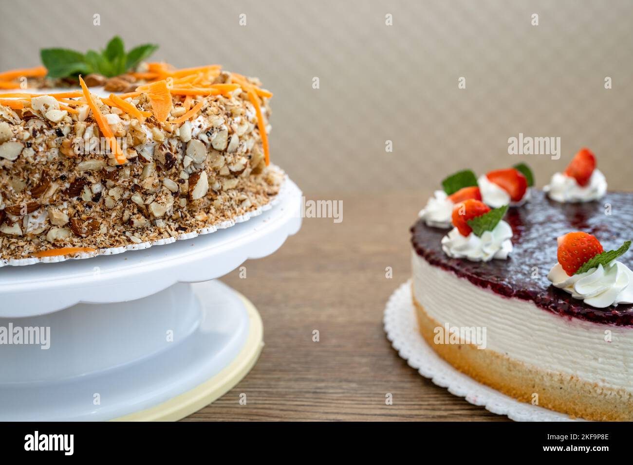 cake variations ready for parties and celebrations Stock Photo - Alamy