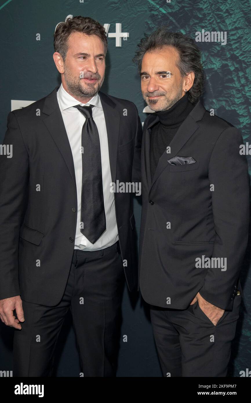 New York, United States. 16th Nov, 2022. Director Mark Boal and Pablo Trapero attend Apple TV 's 'Echo 3' New York Premiere at Walter Reade Theater in New York City. Credit: SOPA Images Limited/Alamy Live News Stock Photo