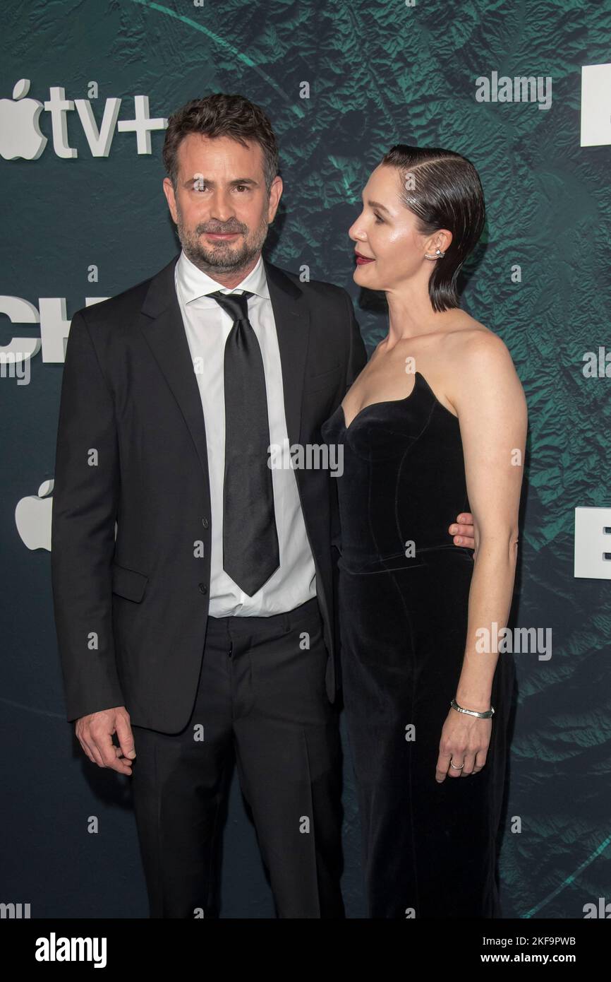 New York, United States. 16th Nov, 2022. Director Mark Boal and Jennifer Ann Collins attend Apple TV 's 'Echo 3' New York Premiere at Walter Reade Theater in New York City. Credit: SOPA Images Limited/Alamy Live News Stock Photo