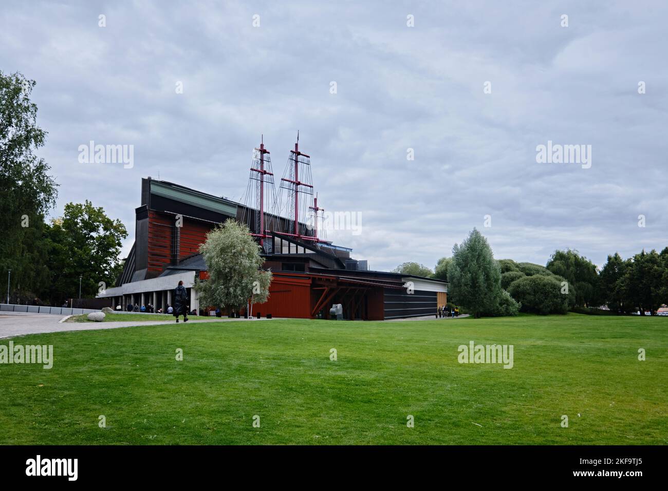 Stockholm, Sweden - Sept 2022: Maritime Vasa Museum, the most visited museum in Scandinavia, on the island of Djurgarden Stock Photo